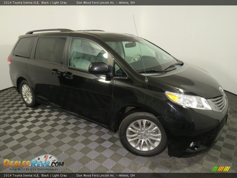 2014 Toyota Sienna XLE Black / Light Gray Photo #2