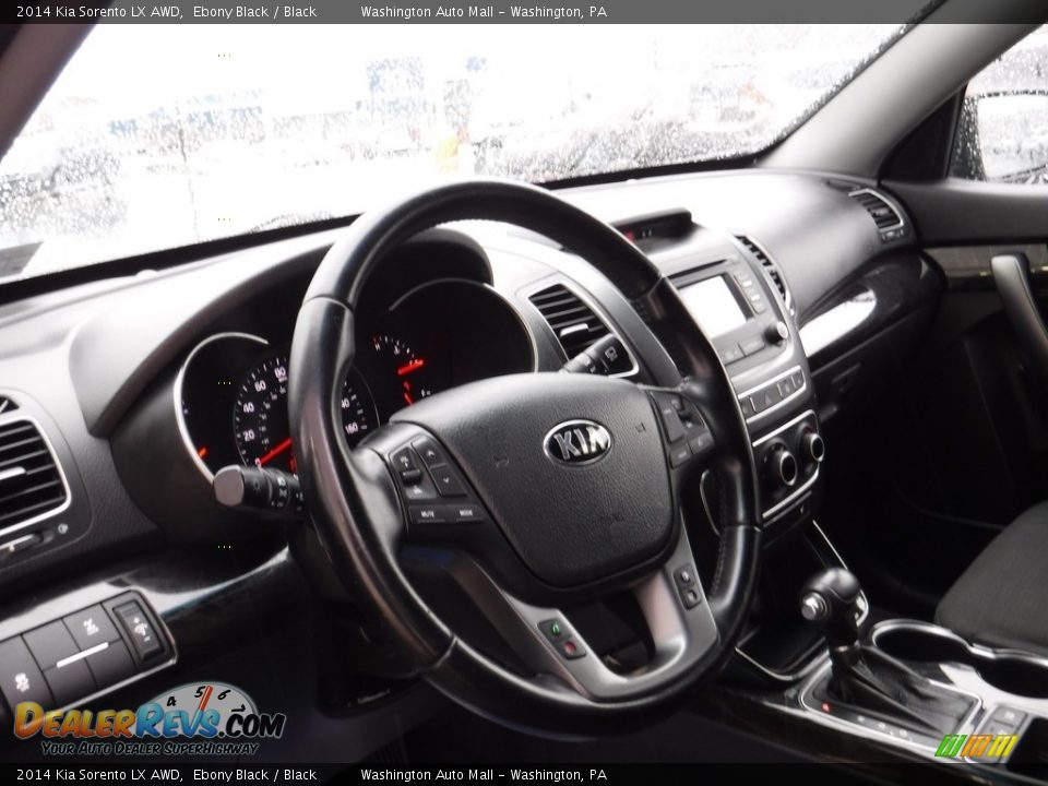 2014 Kia Sorento LX AWD Ebony Black / Black Photo #13