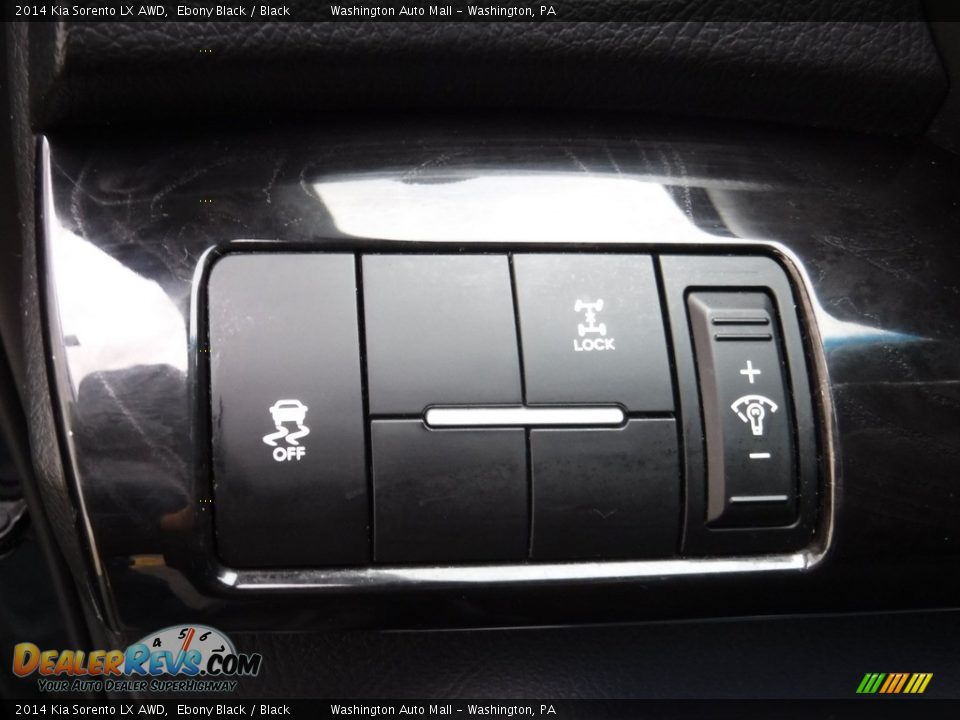 2014 Kia Sorento LX AWD Ebony Black / Black Photo #14