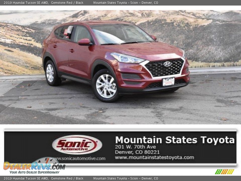 2019 Hyundai Tucson SE AWD Gemstone Red / Black Photo #1
