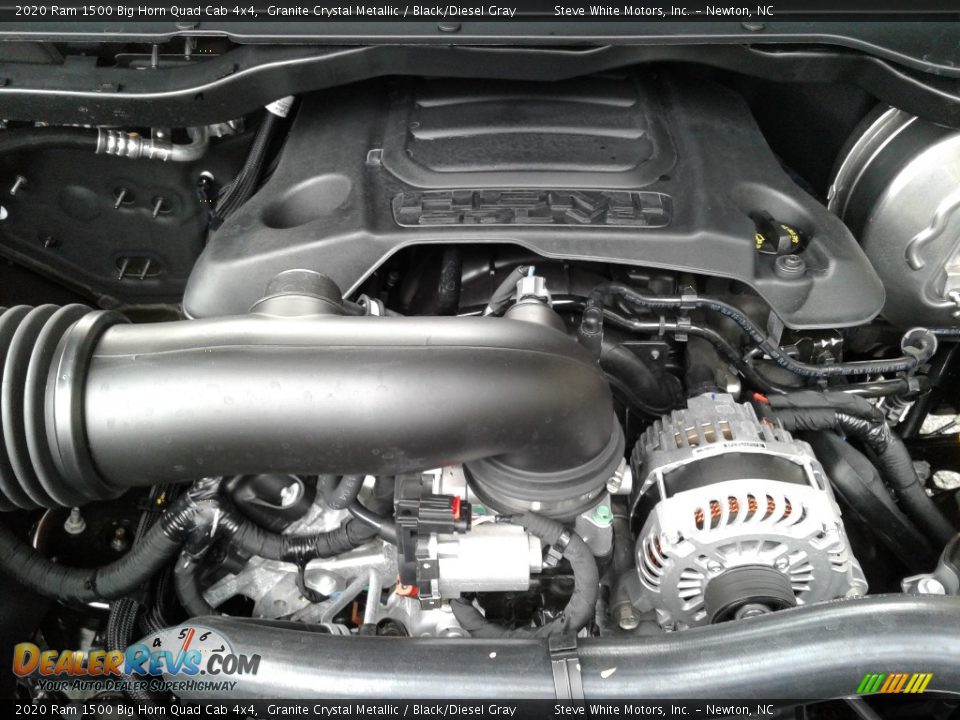 2020 Ram 1500 Big Horn Quad Cab 4x4 Granite Crystal Metallic / Black/Diesel Gray Photo #26