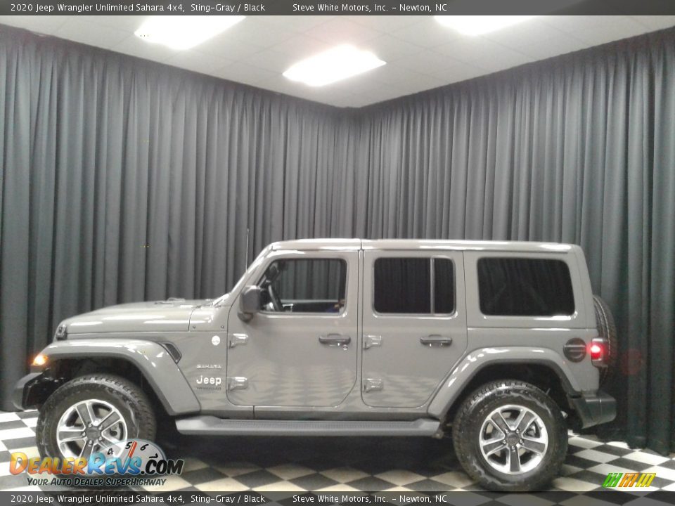 2020 Jeep Wrangler Unlimited Sahara 4x4 Sting-Gray / Black Photo #1