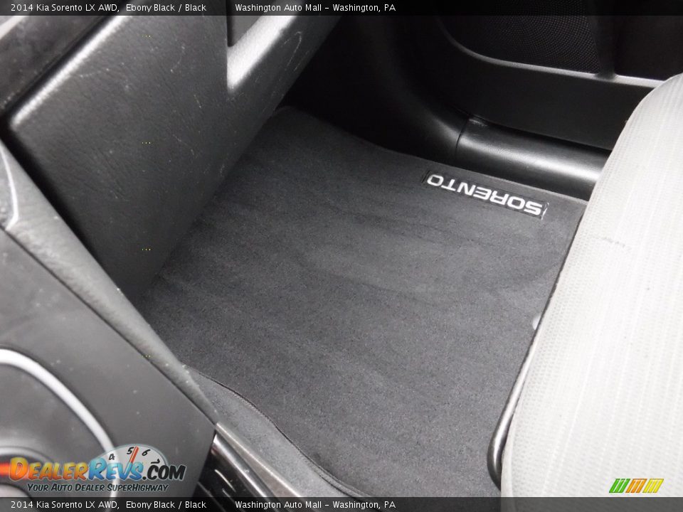 2014 Kia Sorento LX AWD Ebony Black / Black Photo #18