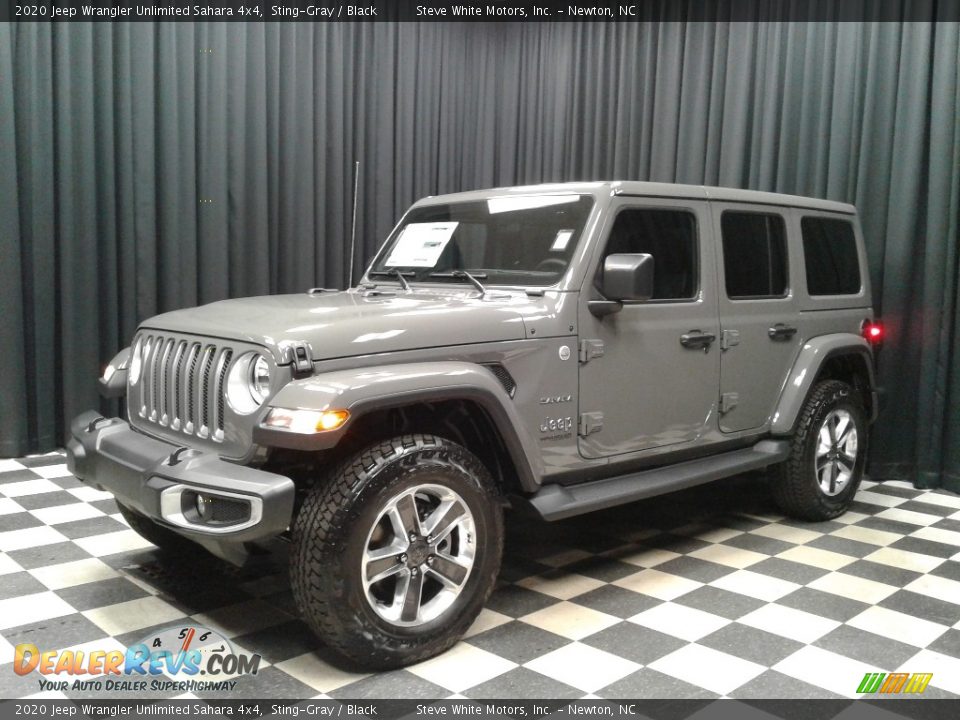 2020 Jeep Wrangler Unlimited Sahara 4x4 Sting-Gray / Black Photo #2