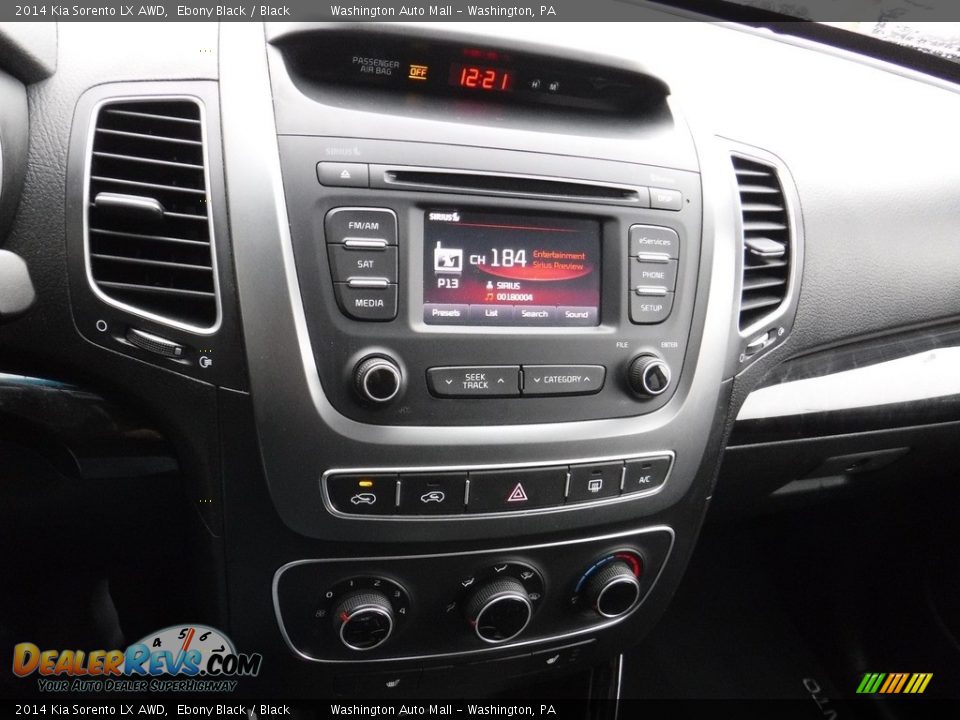 2014 Kia Sorento LX AWD Ebony Black / Black Photo #19