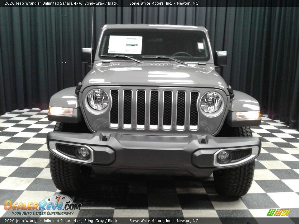 2020 Jeep Wrangler Unlimited Sahara 4x4 Sting-Gray / Black Photo #3