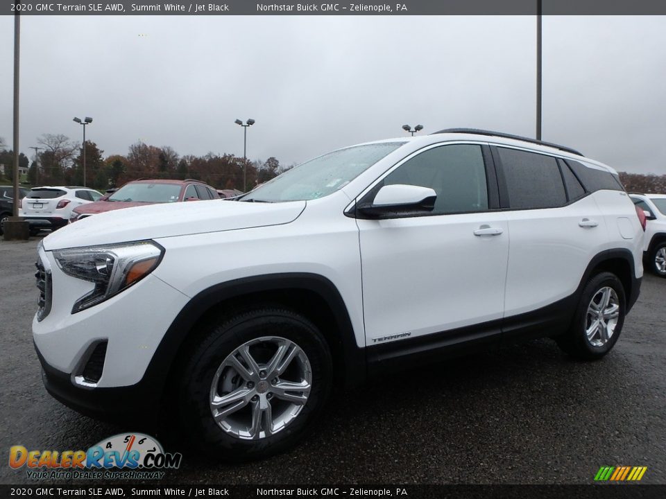 2020 GMC Terrain SLE AWD Summit White / Jet Black Photo #1