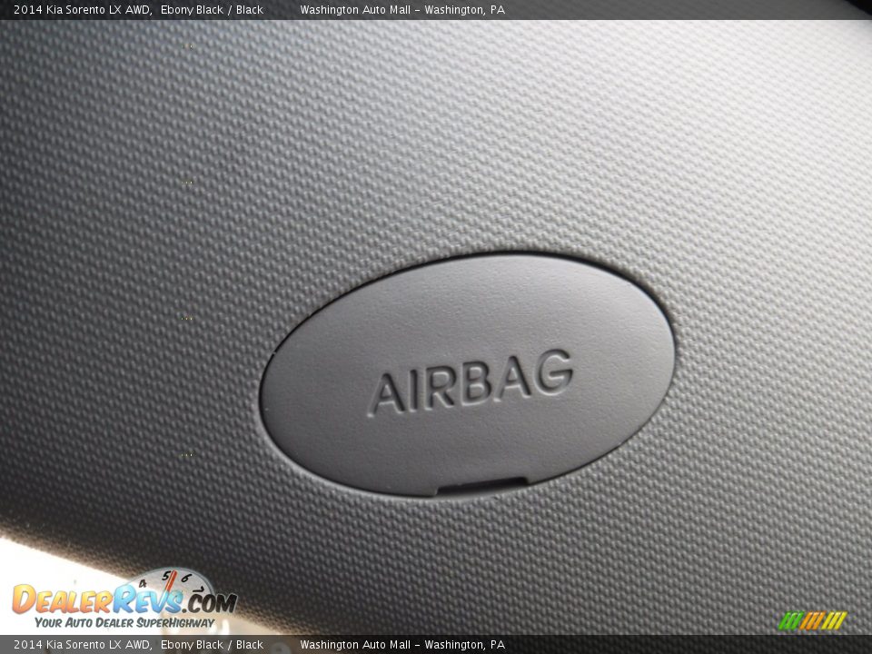 2014 Kia Sorento LX AWD Ebony Black / Black Photo #22