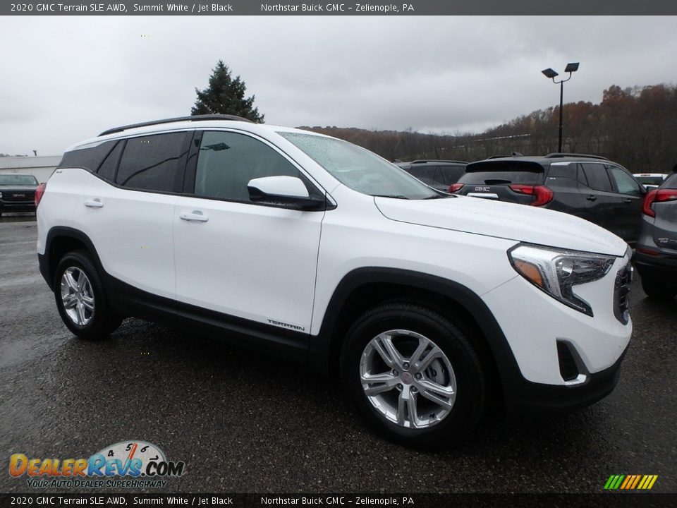 2020 GMC Terrain SLE AWD Summit White / Jet Black Photo #3