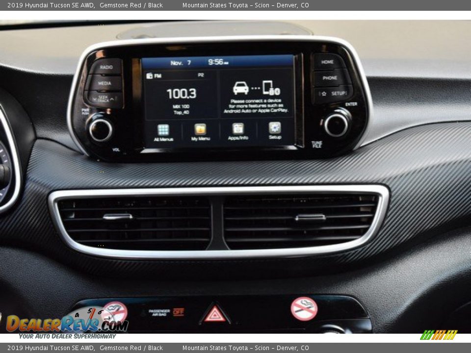 2019 Hyundai Tucson SE AWD Gemstone Red / Black Photo #14