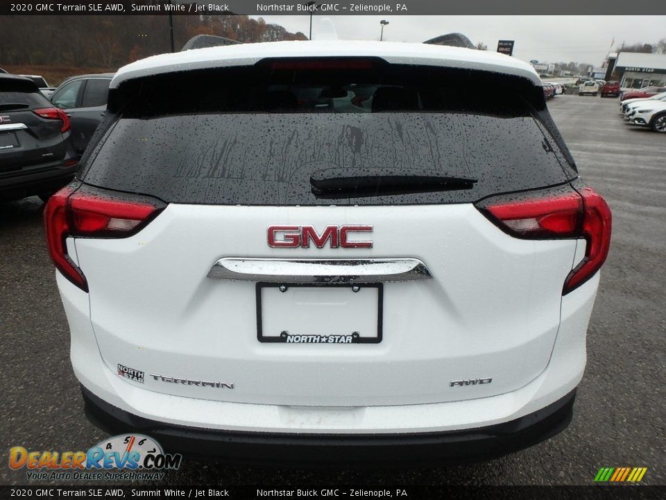 2020 GMC Terrain SLE AWD Summit White / Jet Black Photo #6