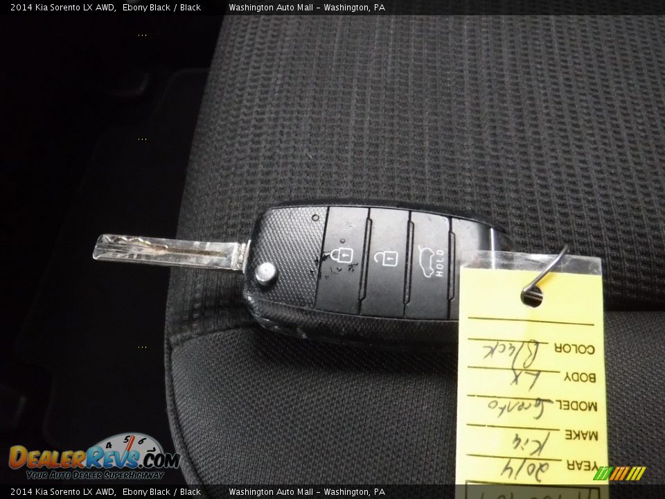 2014 Kia Sorento LX AWD Ebony Black / Black Photo #26
