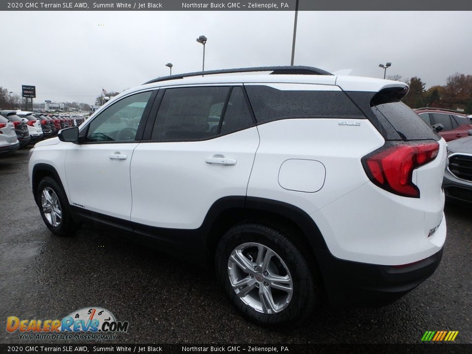 2020 GMC Terrain SLE AWD Summit White / Jet Black Photo #8