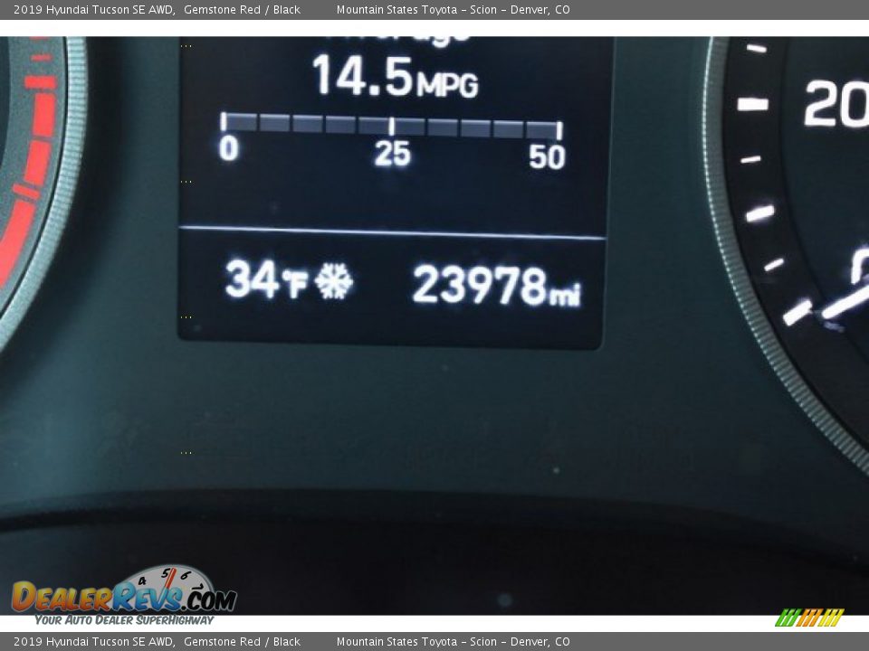 2019 Hyundai Tucson SE AWD Gemstone Red / Black Photo #29