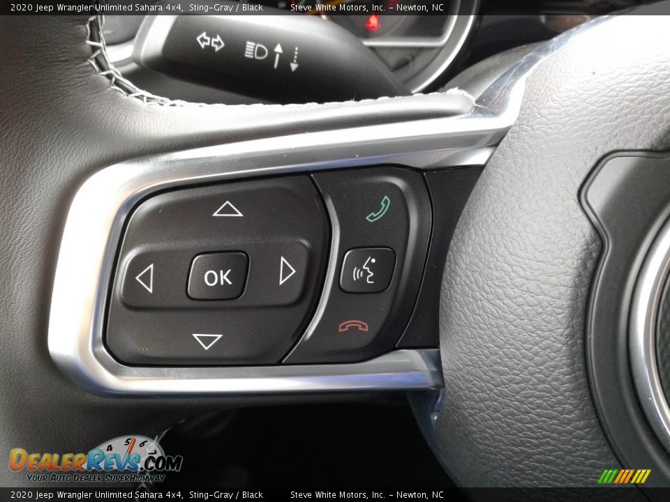 2020 Jeep Wrangler Unlimited Sahara 4x4 Sting-Gray / Black Photo #16