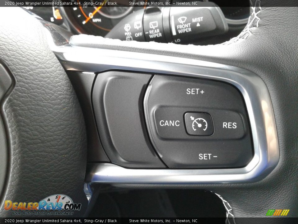 2020 Jeep Wrangler Unlimited Sahara 4x4 Sting-Gray / Black Photo #17