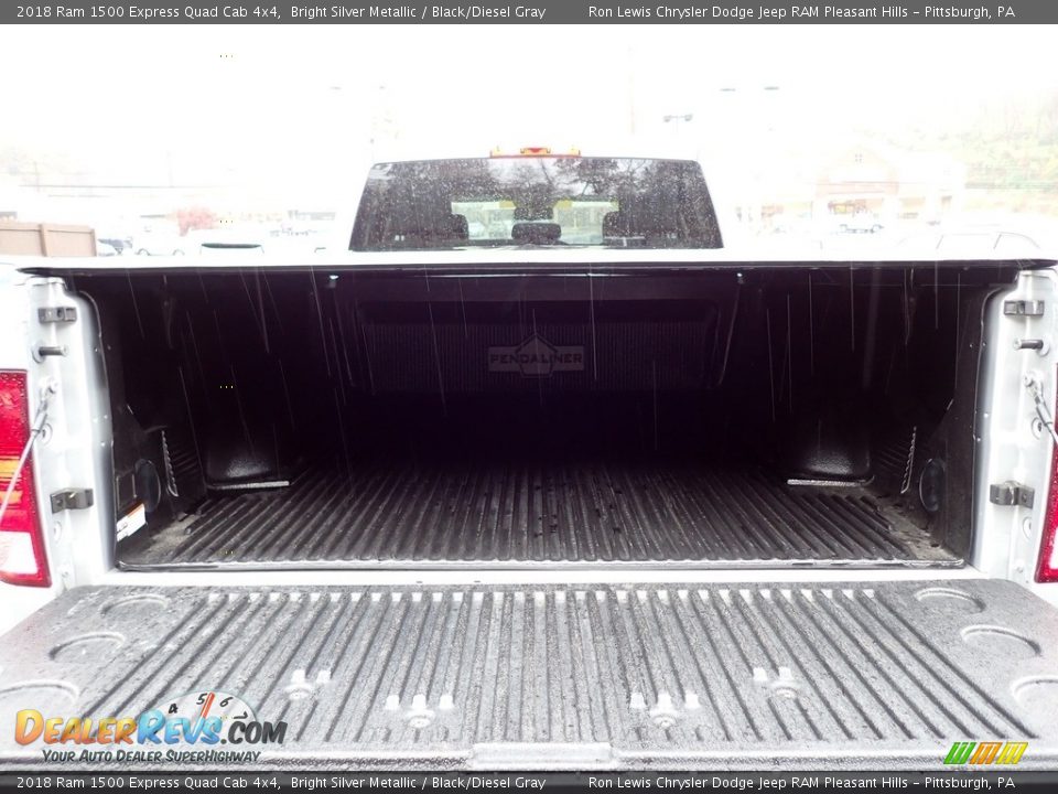 2018 Ram 1500 Express Quad Cab 4x4 Bright Silver Metallic / Black/Diesel Gray Photo #5