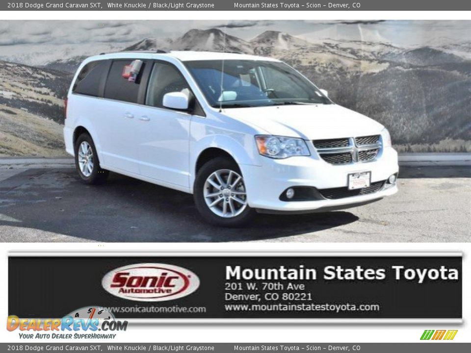 2018 Dodge Grand Caravan SXT White Knuckle / Black/Light Graystone Photo #1