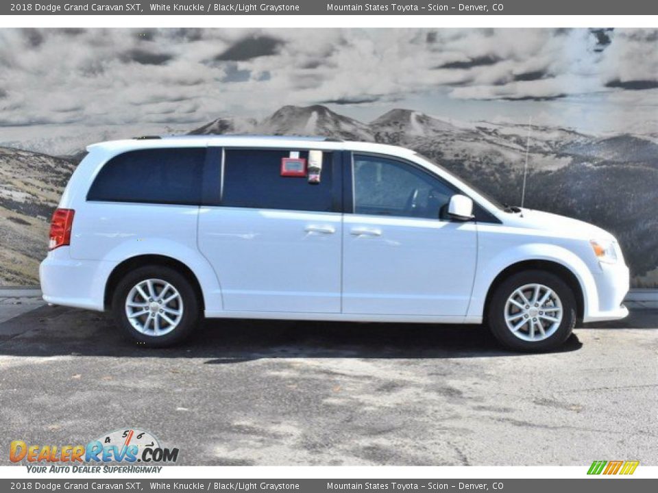 2018 Dodge Grand Caravan SXT White Knuckle / Black/Light Graystone Photo #2
