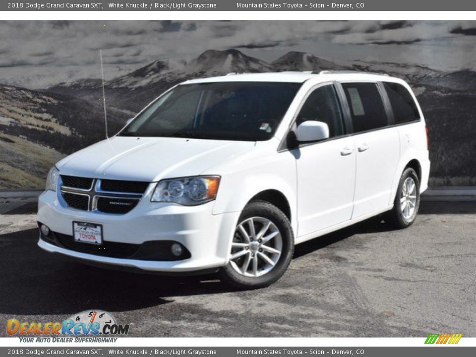 2018 Dodge Grand Caravan SXT White Knuckle / Black/Light Graystone Photo #5
