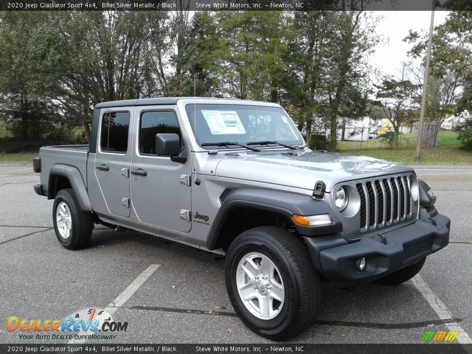 2020 Jeep Gladiator Sport 4x4 Billet Silver Metallic / Black Photo #4