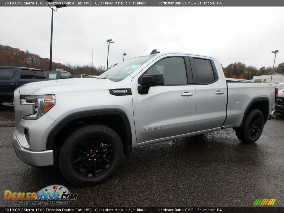 2019 GMC Sierra 1500 Elevation Double Cab 4WD Quicksilver Metallic / Jet Black Photo #1