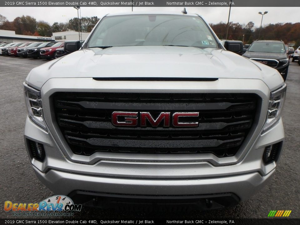 2019 GMC Sierra 1500 Elevation Double Cab 4WD Quicksilver Metallic / Jet Black Photo #2