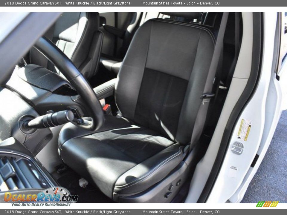 2018 Dodge Grand Caravan SXT White Knuckle / Black/Light Graystone Photo #12