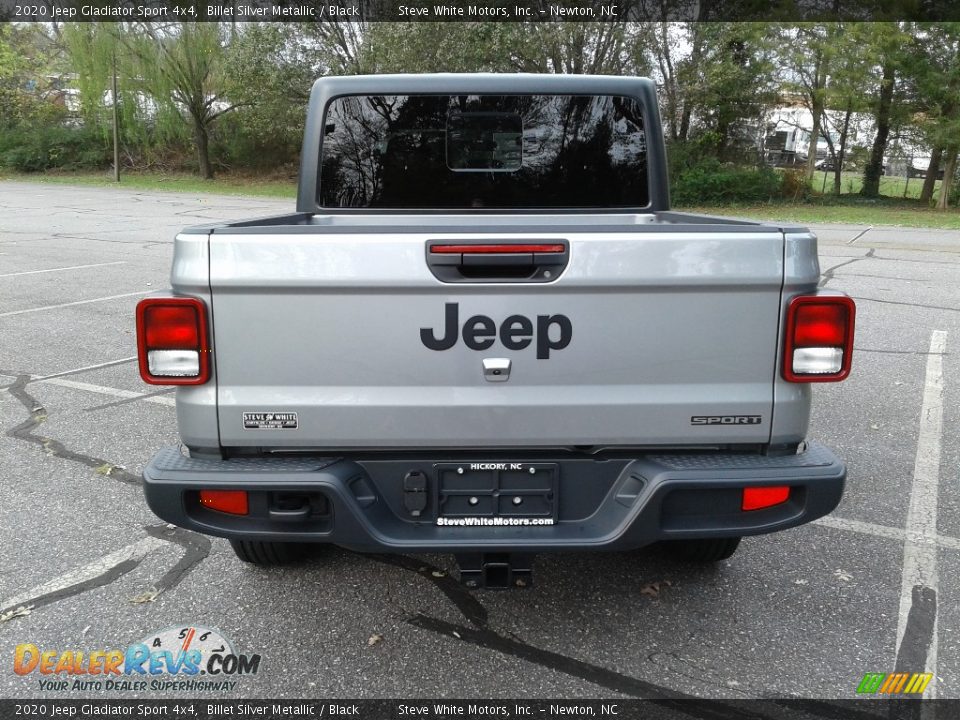 2020 Jeep Gladiator Sport 4x4 Billet Silver Metallic / Black Photo #7