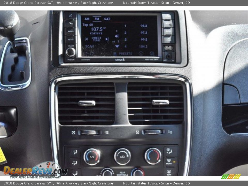 2018 Dodge Grand Caravan SXT White Knuckle / Black/Light Graystone Photo #14