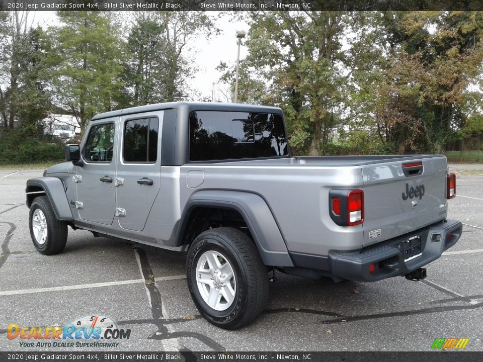 2020 Jeep Gladiator Sport 4x4 Billet Silver Metallic / Black Photo #8