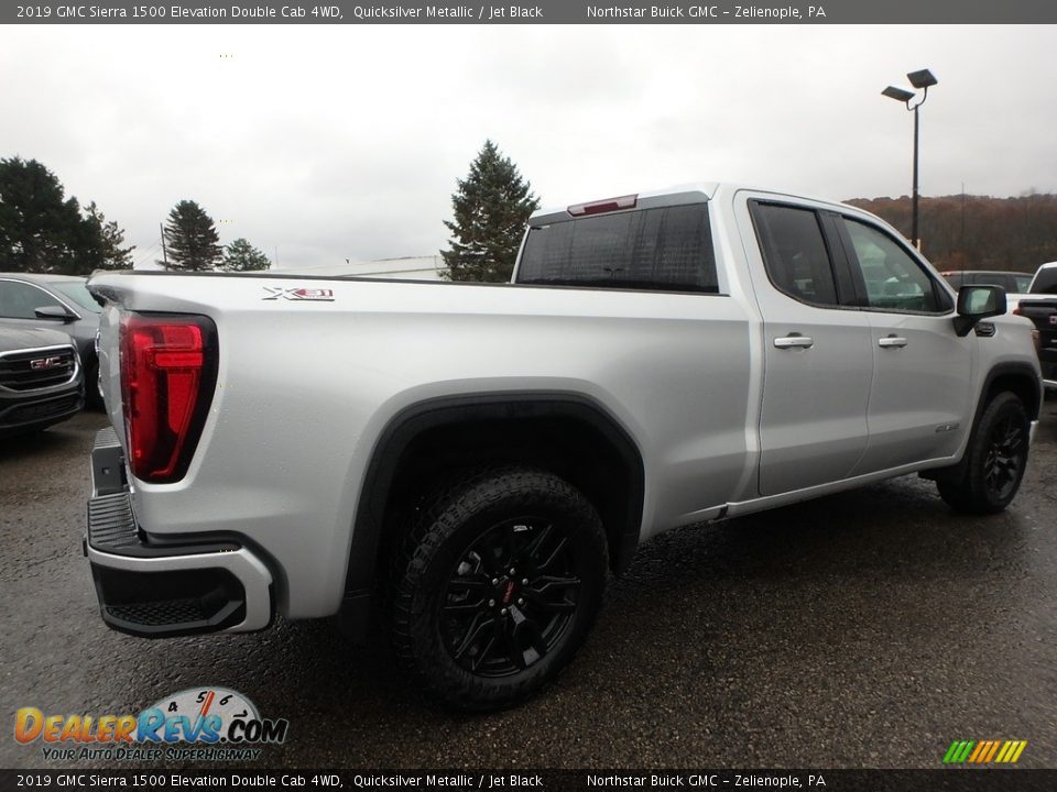 2019 GMC Sierra 1500 Elevation Double Cab 4WD Quicksilver Metallic / Jet Black Photo #5