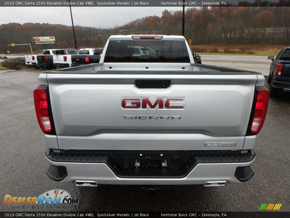 2019 GMC Sierra 1500 Elevation Double Cab 4WD Quicksilver Metallic / Jet Black Photo #6