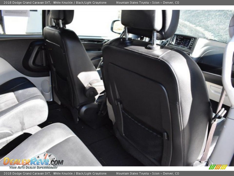 2018 Dodge Grand Caravan SXT White Knuckle / Black/Light Graystone Photo #20