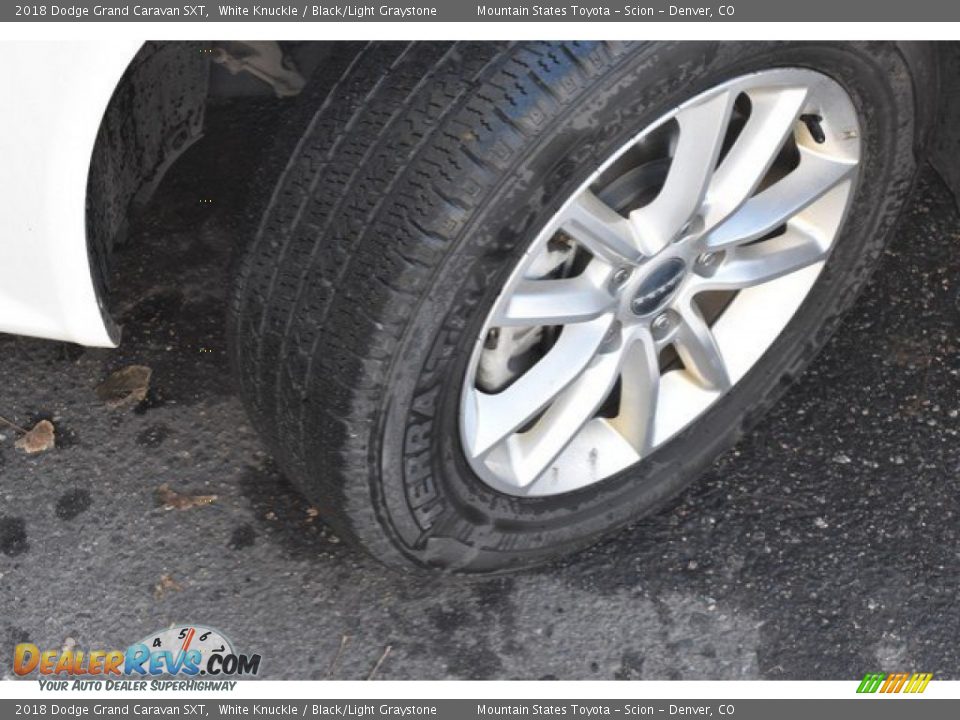 2018 Dodge Grand Caravan SXT White Knuckle / Black/Light Graystone Photo #29