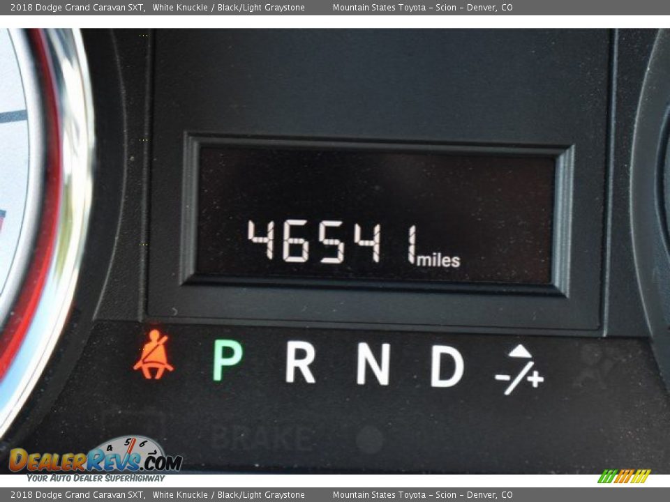 2018 Dodge Grand Caravan SXT White Knuckle / Black/Light Graystone Photo #30