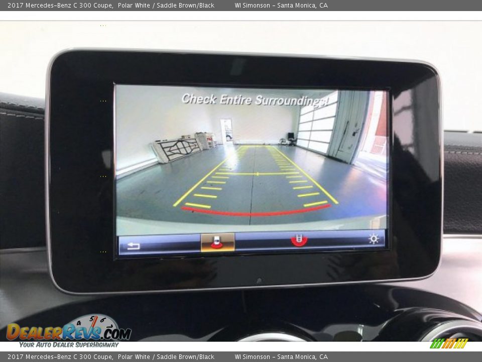 2017 Mercedes-Benz C 300 Coupe Polar White / Saddle Brown/Black Photo #21