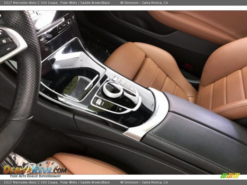 2017 Mercedes-Benz C 300 Coupe Polar White / Saddle Brown/Black Photo #23