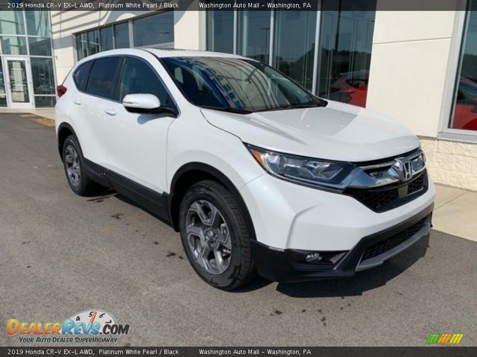 2019 Honda CR-V EX-L AWD Platinum White Pearl / Black Photo #2