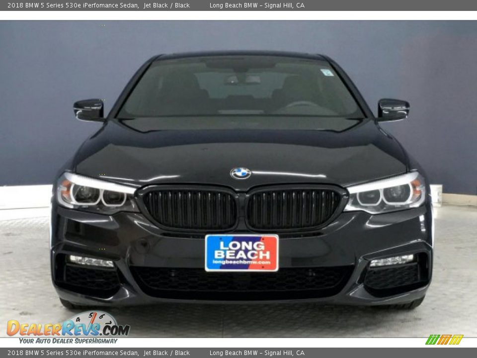 2018 BMW 5 Series 530e iPerfomance Sedan Jet Black / Black Photo #2