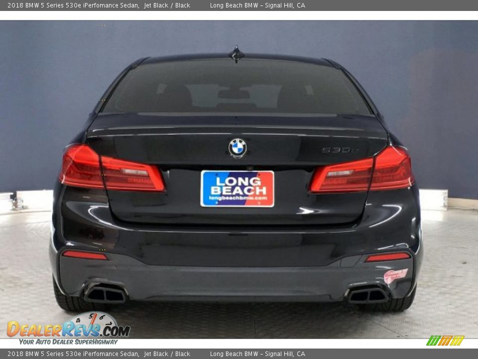 2018 BMW 5 Series 530e iPerfomance Sedan Jet Black / Black Photo #3