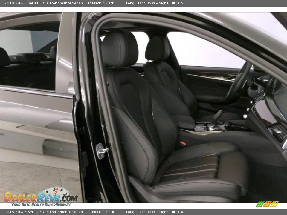2018 BMW 5 Series 530e iPerfomance Sedan Jet Black / Black Photo #6