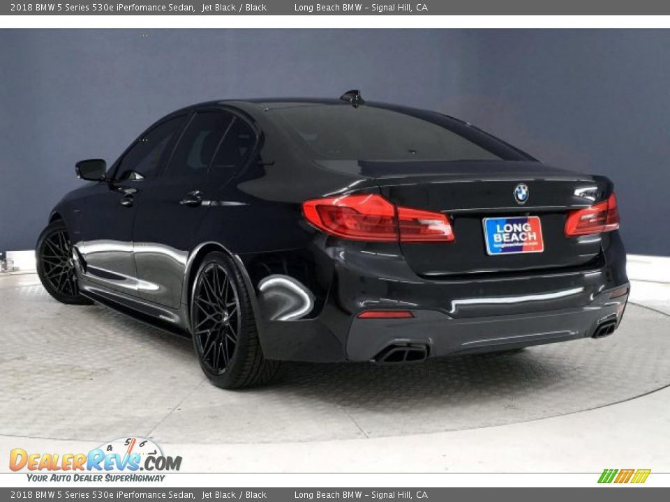2018 BMW 5 Series 530e iPerfomance Sedan Jet Black / Black Photo #10