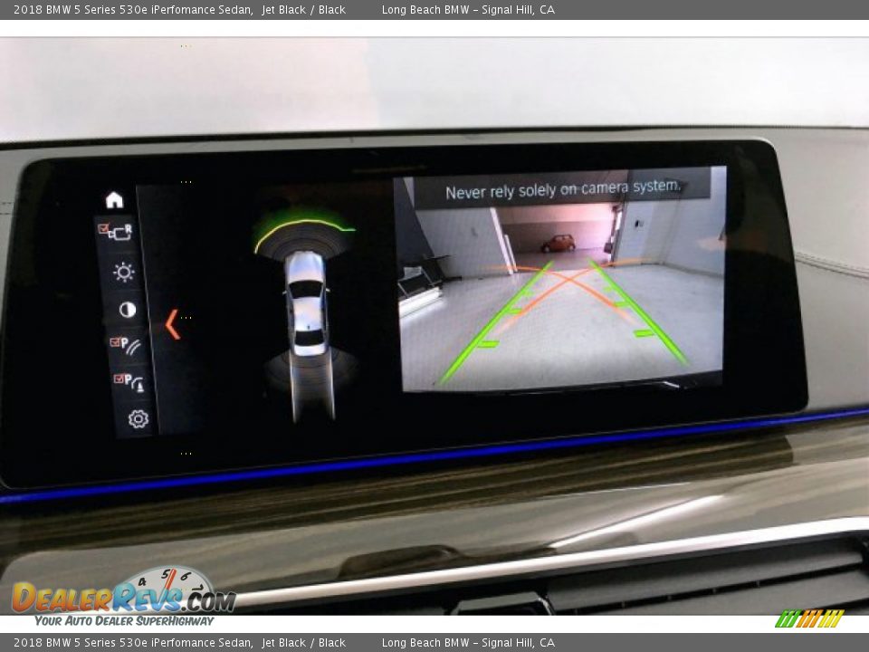 2018 BMW 5 Series 530e iPerfomance Sedan Jet Black / Black Photo #13