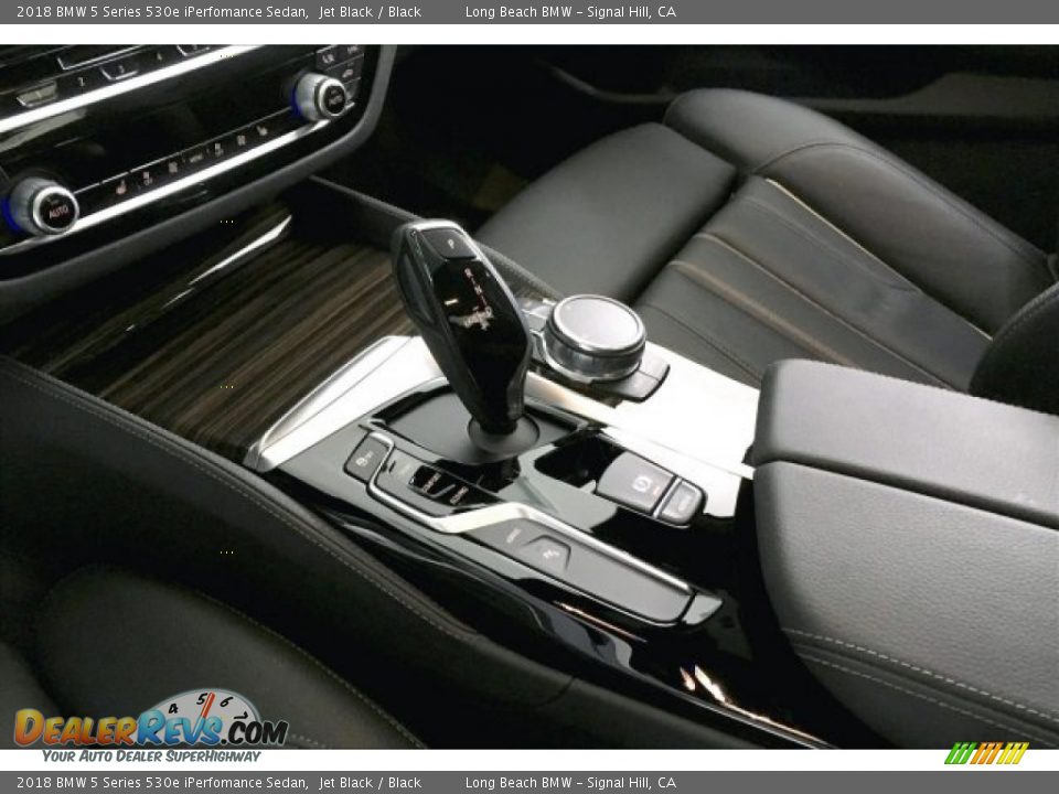 2018 BMW 5 Series 530e iPerfomance Sedan Jet Black / Black Photo #18