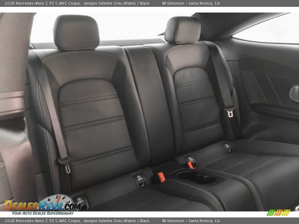 2018 Mercedes-Benz C 63 S AMG Coupe designo Selenite Grey (Matte) / Black Photo #15