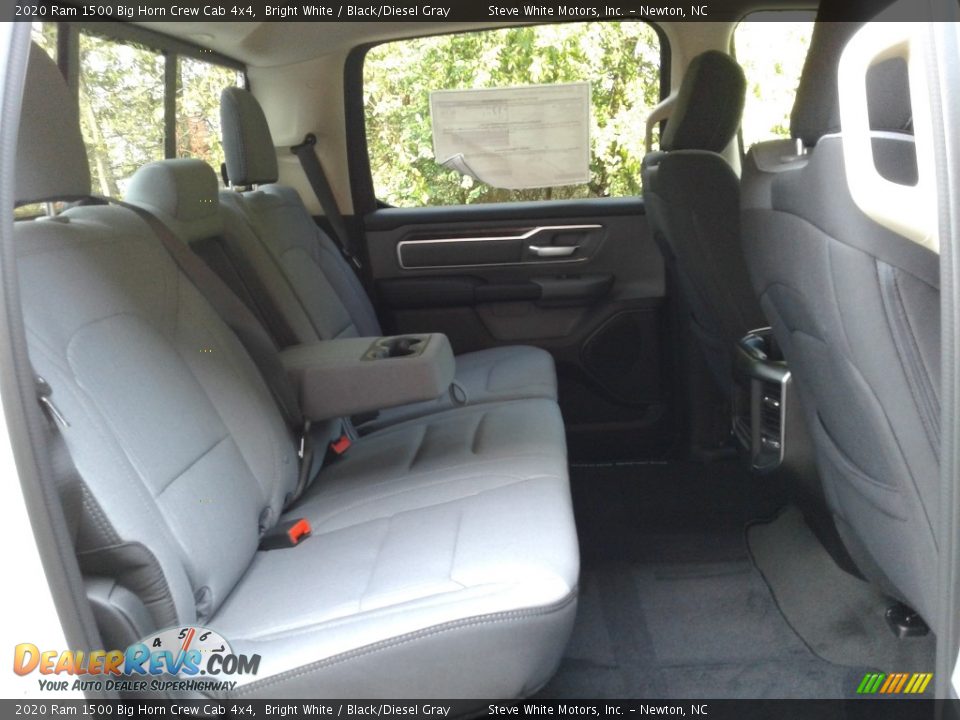 2020 Ram 1500 Big Horn Crew Cab 4x4 Bright White / Black/Diesel Gray Photo #13