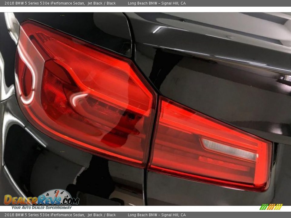 2018 BMW 5 Series 530e iPerfomance Sedan Jet Black / Black Photo #22
