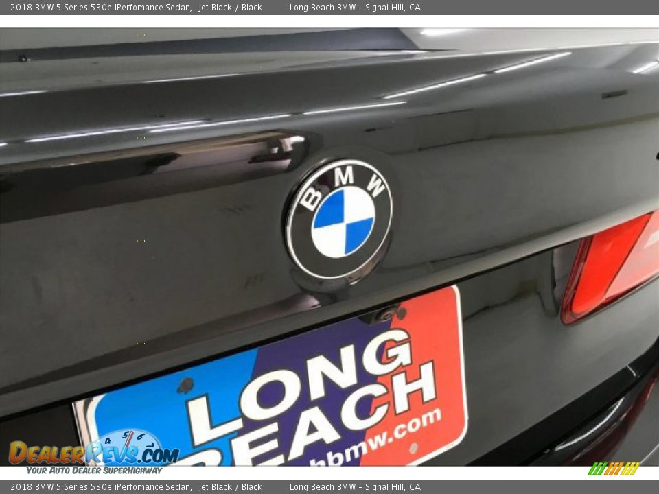 2018 BMW 5 Series 530e iPerfomance Sedan Jet Black / Black Photo #23