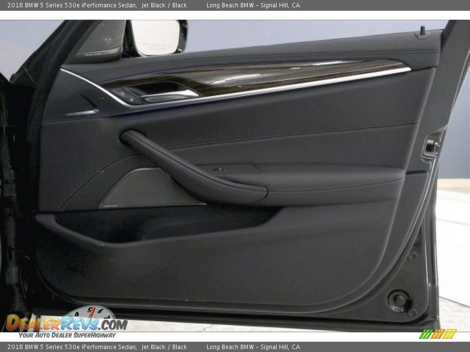 2018 BMW 5 Series 530e iPerfomance Sedan Jet Black / Black Photo #26